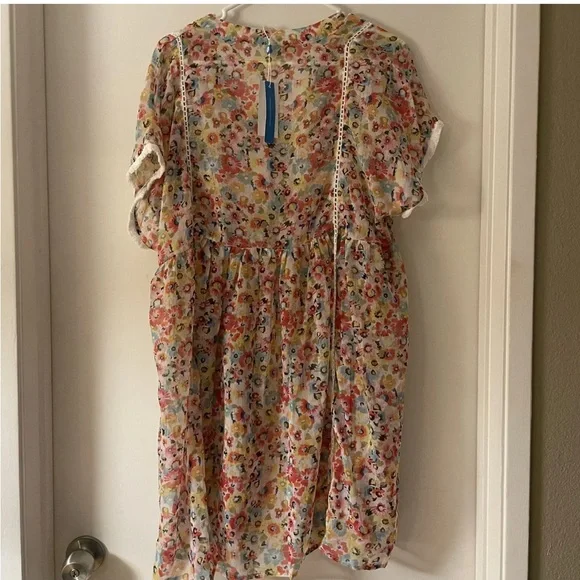 Bleu by Rod Beattie Flower Hour Printed Swim Cover-Up Dress - Picture 4 of 5